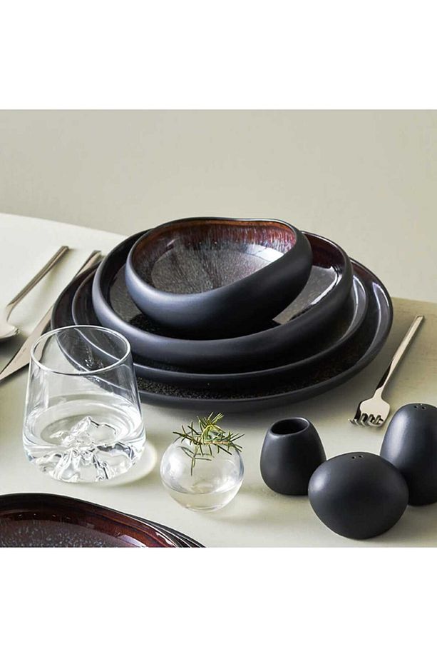 Streamline Galactic Stoneware 59 Parça 12 Kişilik Yemek Takımı Siyah - 3