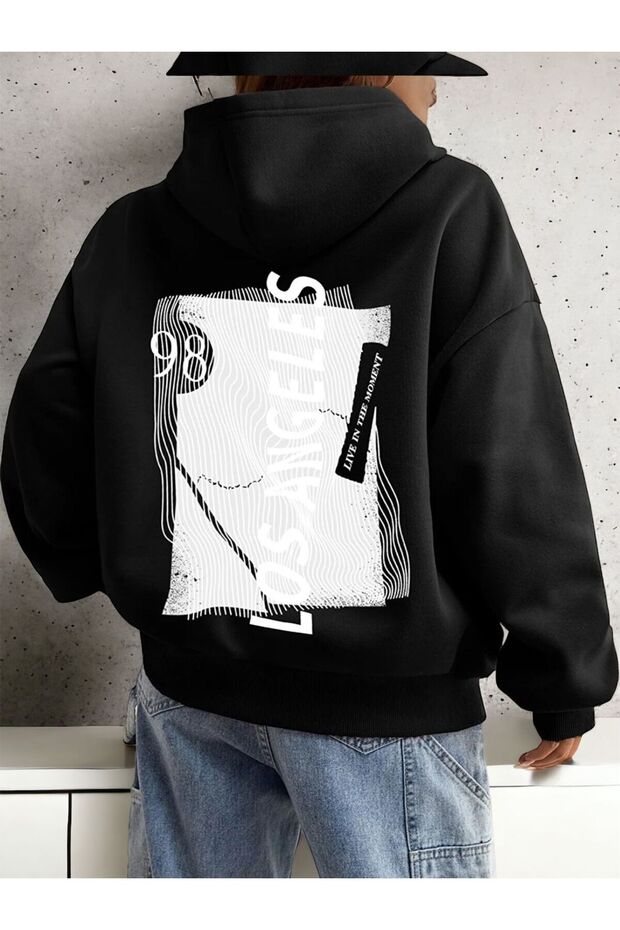 Unisex los angeles printed Oversize Sweatshirt