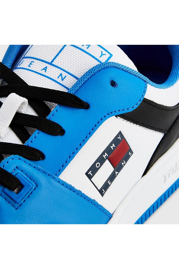 TJW Logolu Deri Sneaker Erkek Ayakkabı - 5