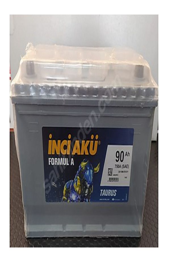 12 V 90 Amper "ters Kutup Baş" Inci Akü . Yeni Üretim - 2