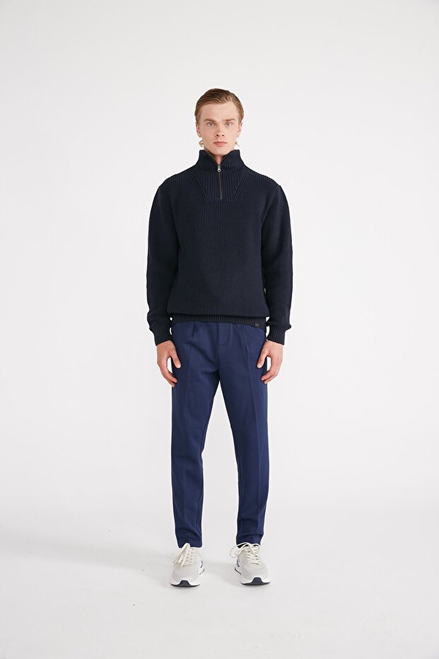 YARIM FERMUARLI TRİKO - 1