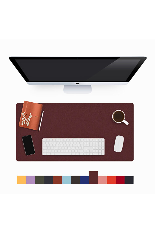 Lindos Leather Desk Pad, Large Mouse Pad, Gaming Player Mause Pad, Desk Mat for Office and Home