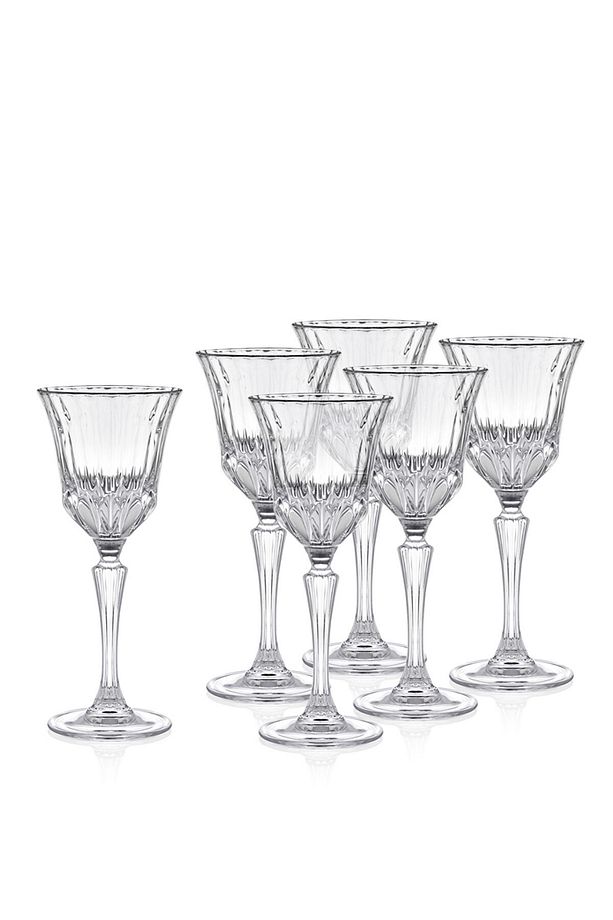6'lı Ayaklı Su Kadehi Cam 200 ml RCR-ADAGIO-02 - 1