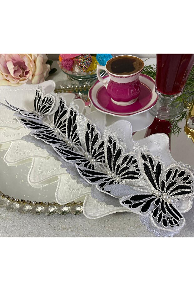 Coffee Side Napkin, coffee Side Presentation Napkin, tray Presentation Napkin, coffee Serving Napkin, 6 Pieces