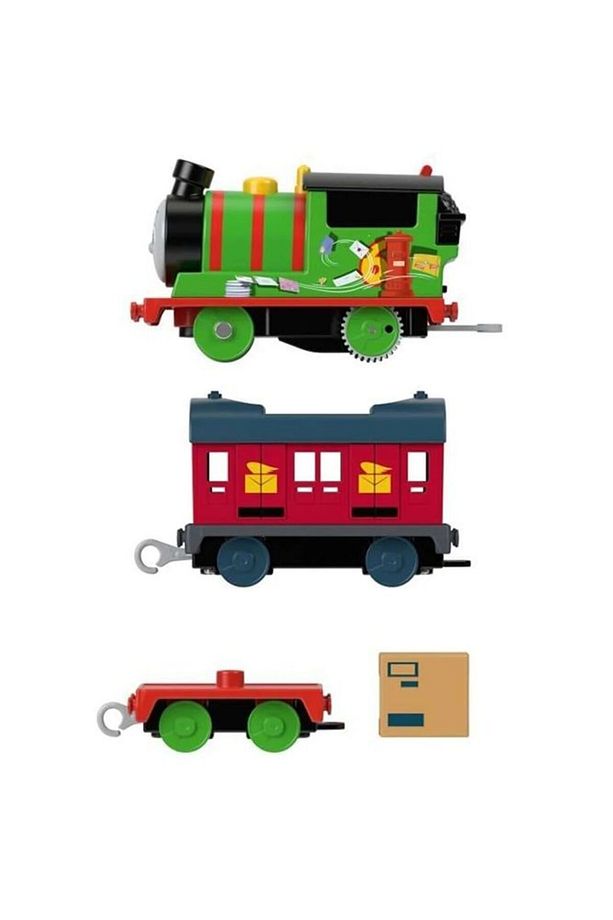 HFX97/HMK04 Fisher-Price Thomas ve Arkadaşları Büyük Tekli Tren Percy's Maıl Delıver - 5