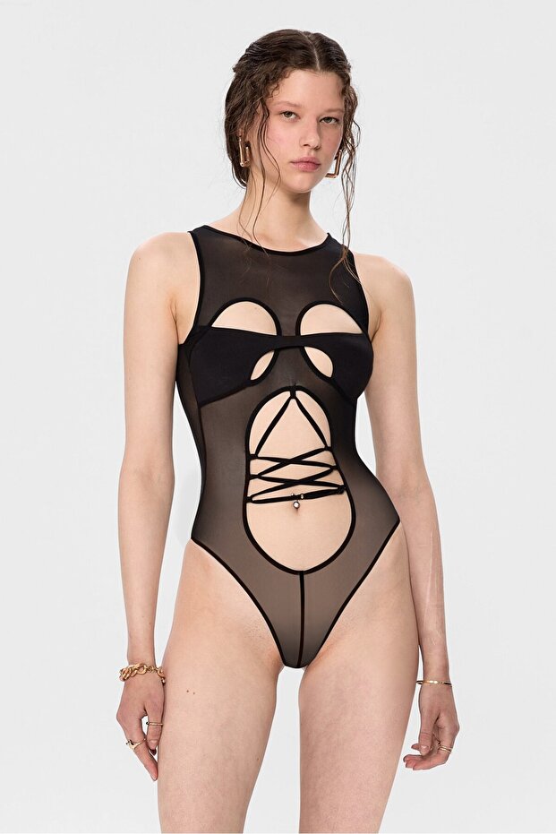 Lıbra Bodysuit - Siyah - 2
