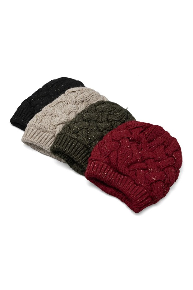 KADIN SİMLİ ÖRGÜ BERE - 5