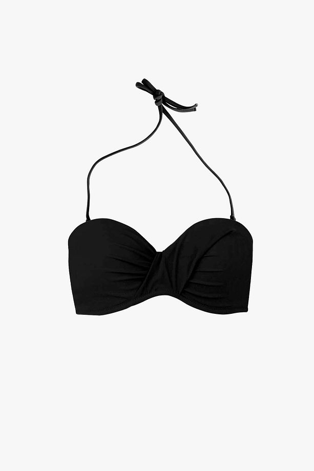 63549 Siyah Straplez Bikini Üstü - 3