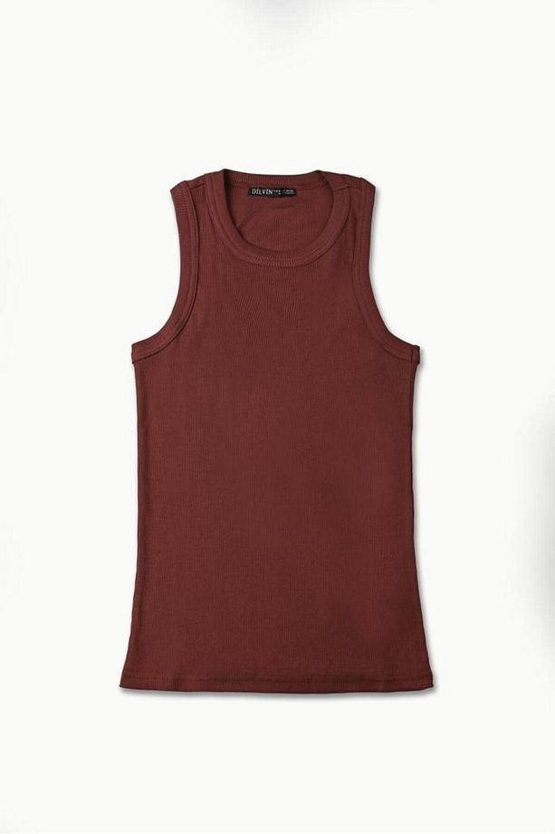 20649 crop top kahve - 1