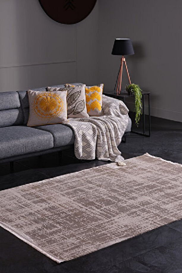 Venıta 11961 Polyester Vizon Modern Salon Halısı - 2