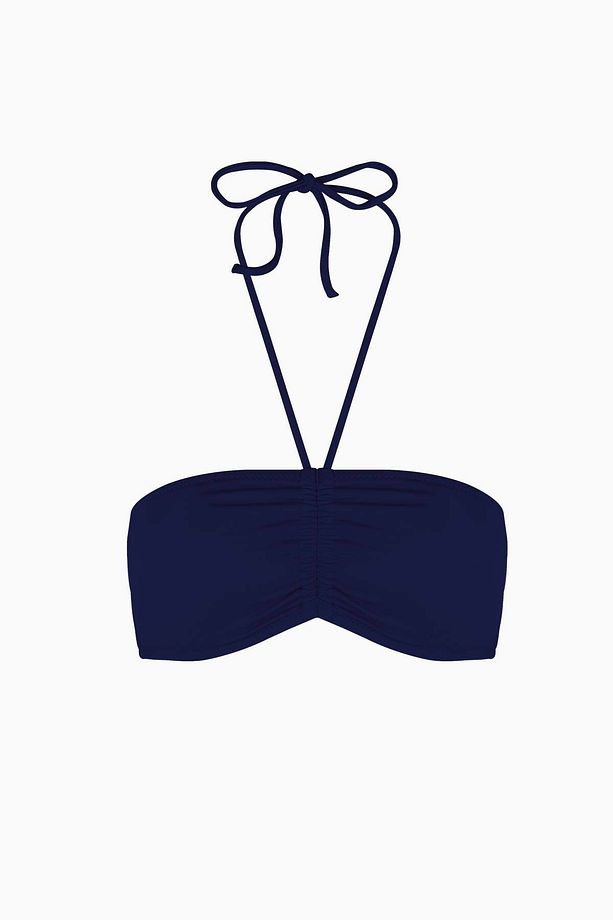 63541 Lacivert Straplez Bikini Üstü - 1