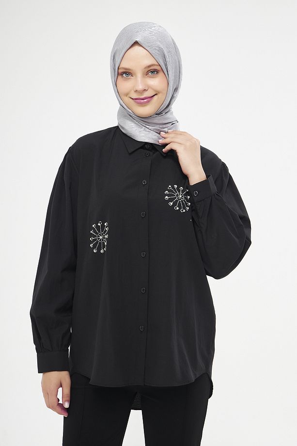 SAKAFASHİON Şehr-i ŞAL ZEBRA DESEN JAKARLI ŞAL - 6