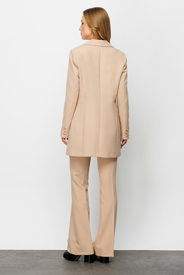 İspanyol Paça Klasik Pantolon - 7