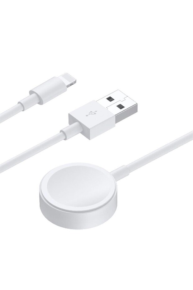 2in1 Yeni Nesil 1.5M Apple Watch Şarjı ve Lightning Hızlı Şarj Kablosu - 1