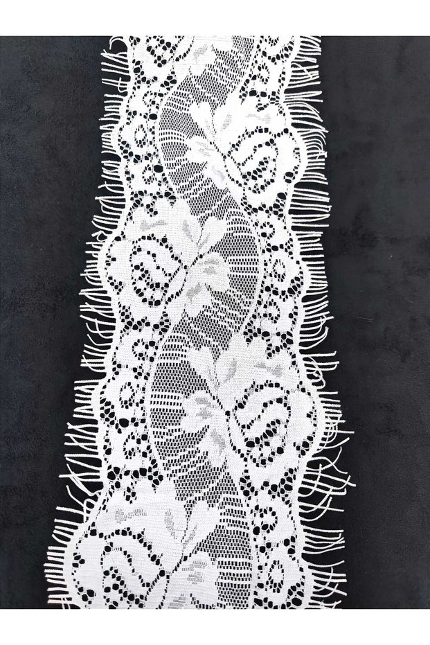 Bearded Lace EN 15 cm Length 1.5 Meters Ecru (Off White)