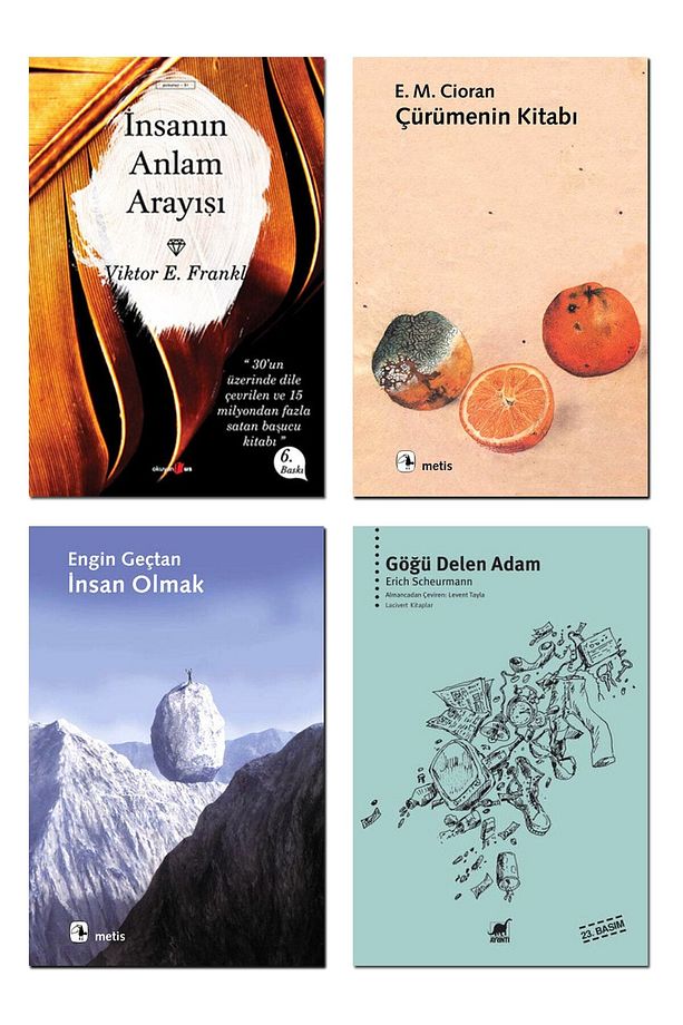İnsanın Anlam Arayışı Viktor E. Frankl Çürümenin Kitabı İnsan Olmak Engin Geçtan Göğü Delen Adam - 1