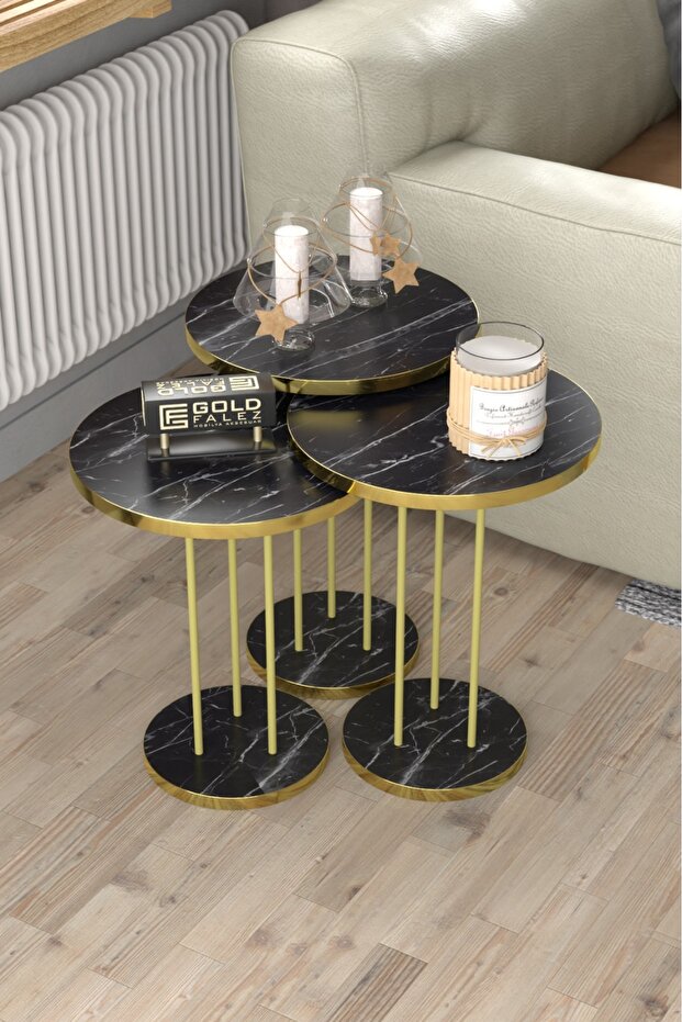 Zigon Sehpa Terra Bendir Gold - 4