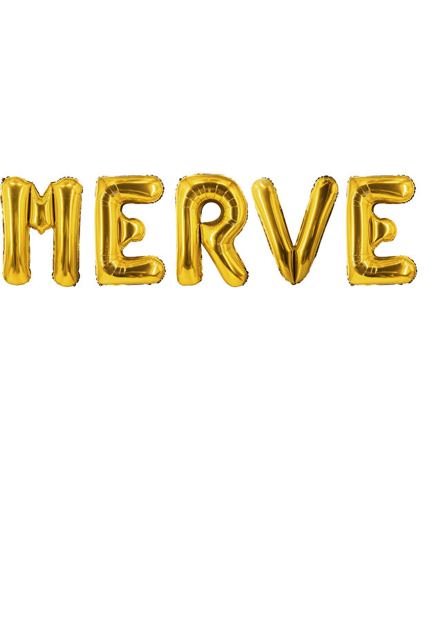 Foil Balloon Custom Name Written Helium Balloon 40 cm Gold Color