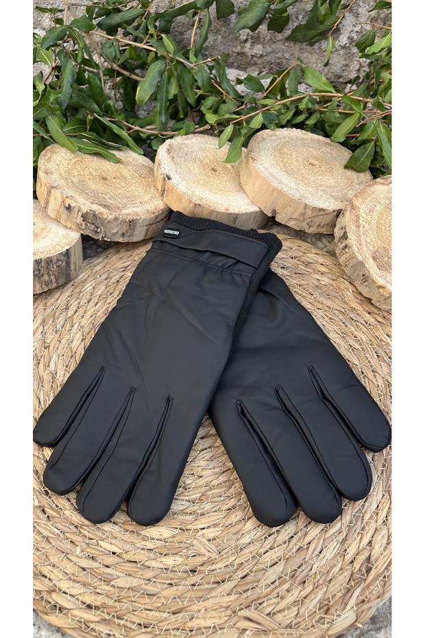 Erkek şişme polar dokunmatik eldiven - 2