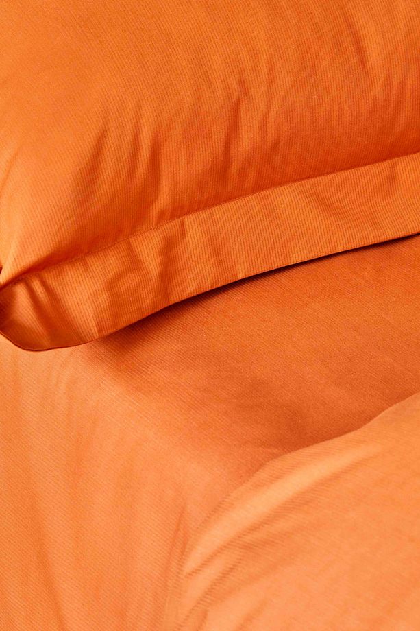 Back To Basic %100 Pamuk King Size Nevresim Takımı Kiremit - 3