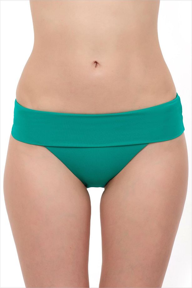 63040 Nil Yeşili Beli Katlanabilir Bikini Altı - 1
