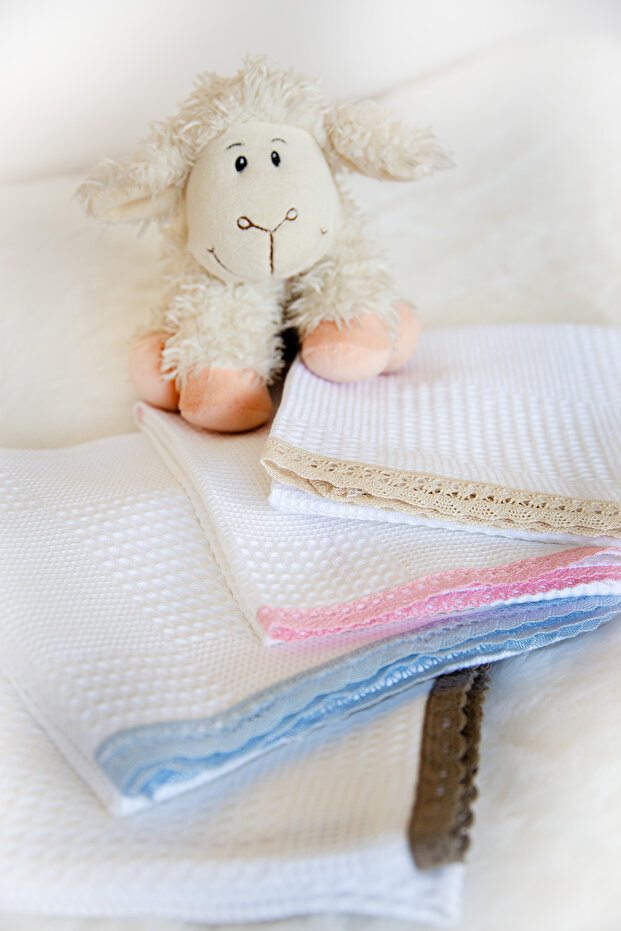 Bebek Pikesi Dantelli Örme Pike - 4