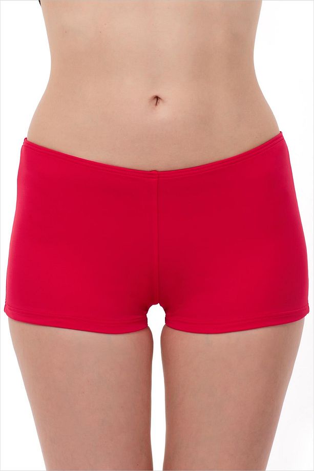 63010 Kırmızı Boxer Bikini Altı - 1