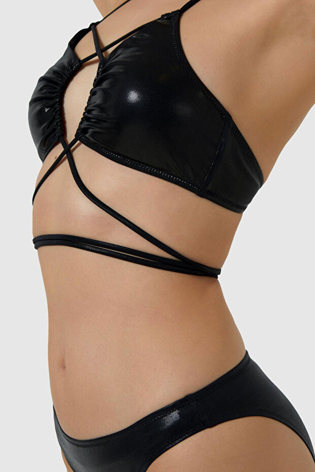 3575 Σετ μπικίνι μαύρο - 3