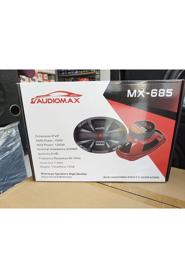 SIFIR AUDİOMAX 1200 W 150 RMS KURŞUN GÖBEK SPL SHOV MİDRANGE YENİ SERİ - 5