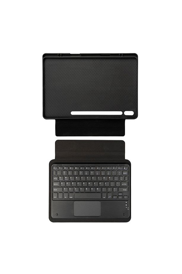 Savvy Keyboard Tab S7 FE LTE Bluetooh Bağlantılı Standlı Klavyeli Tablet Kılıfı - 2