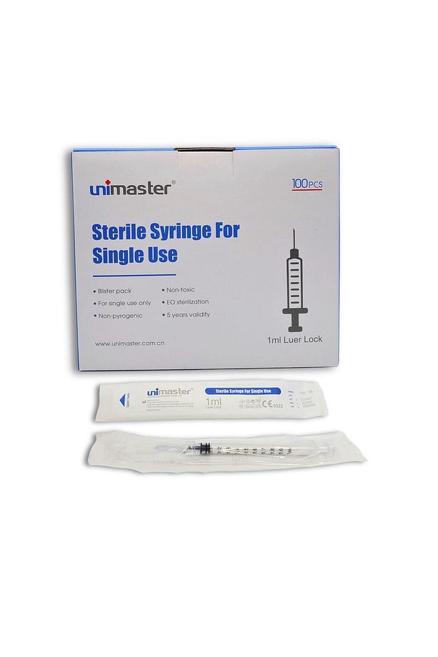 Luer Lock Şırınga 1ml 100 Adet - 3