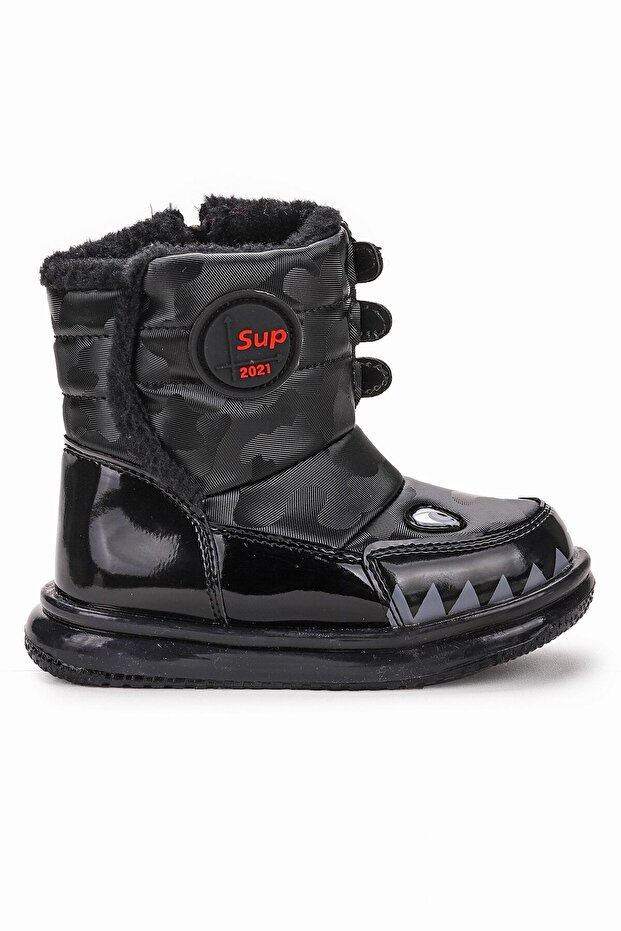 Fermuarlı Termo Taban Unisex Çocuk Kar Botu Twg 9085 - 5
