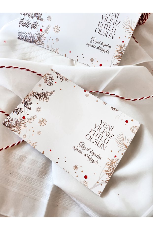 Product Card - New Year Card, Happy New Year Card (10x14cm) 50 Pieces