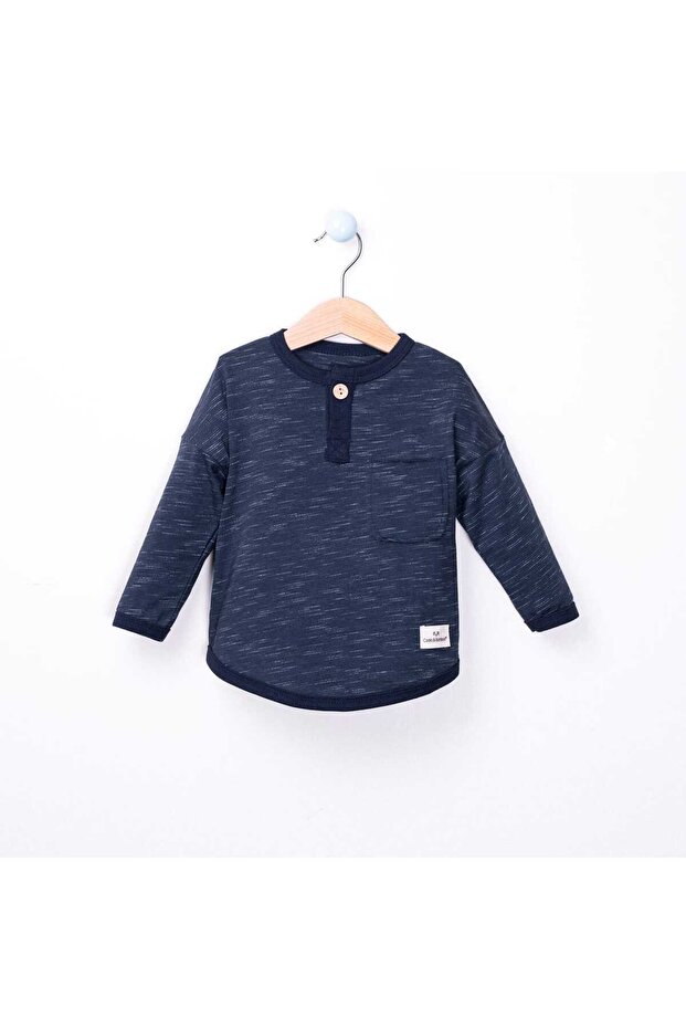 سويت شيرت رفيع بفتحة أمامية - 2