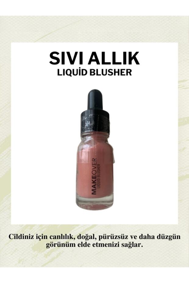 Sıvı Allık Liquid Blusher Makeup No.01 - 2