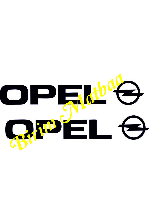 OPEL Door Handle - Auto Sticker (13x2 cm, 4 Pieces)