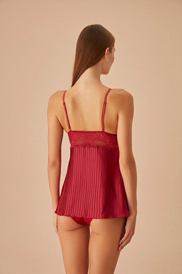 Paradise Üst - BORDO - 4