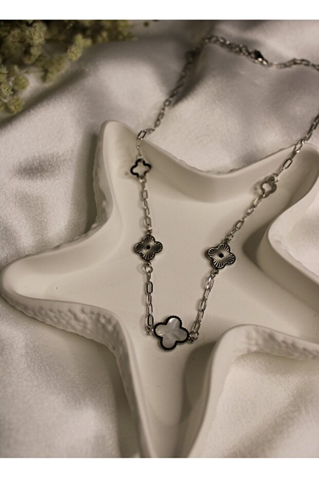 Van Cleef Çelik Kolye - 2