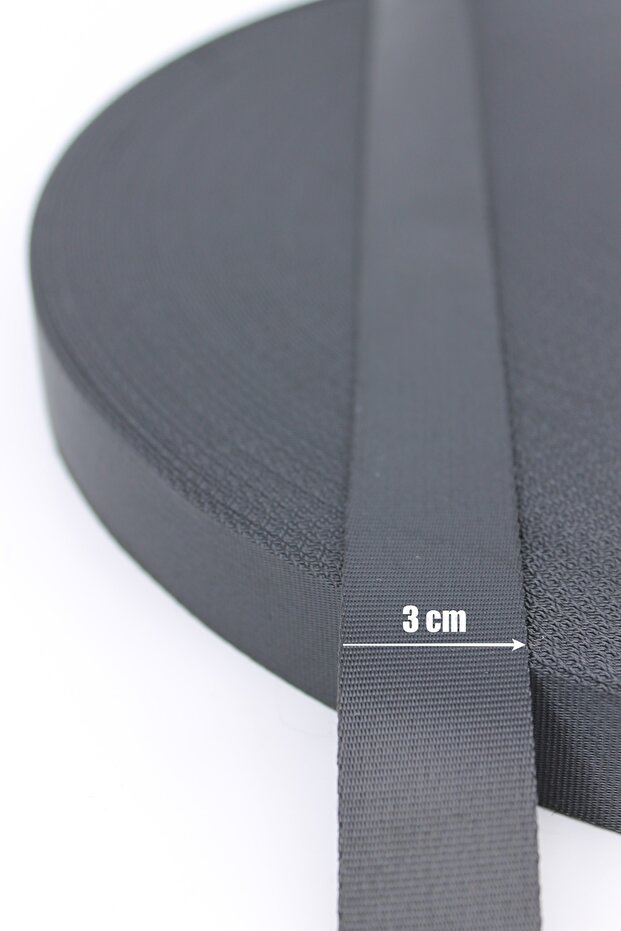 3 cm polyester plain pattern bright column 100 m - 1