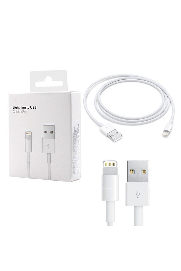 Iphone Tüm Serilerle Uyumlu 2 Metre Lightning Hızlı Şarj Kablosu Plus 5 6 7 8 X 11 12 13 14 Pro Max - 1