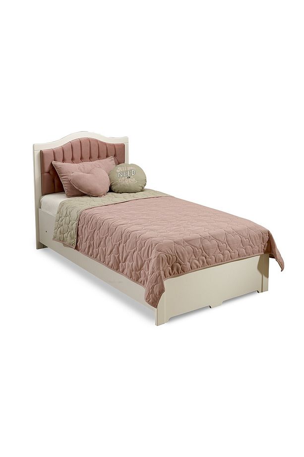New Classy Pudra Tek Kişilik Yatak Örtüsü - 160x220 cm - 1