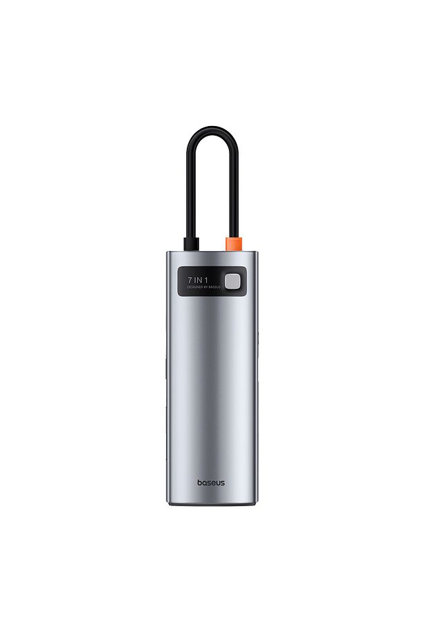 USB Hub 7in1 Baseus Gleam, USB-C - 1x HDMI4K 60Hz + 3x USB3.0 + 1x PD + 1x SD/TF - 2