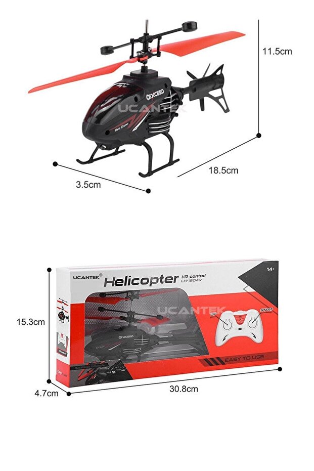 Helikopter El Sensörlü ve Kumandalı - 3