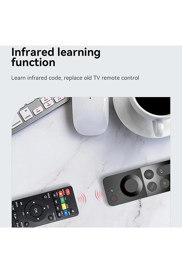 W3 Kablosuz Klavye Uzaktan Kumanda Air Mouse - 5