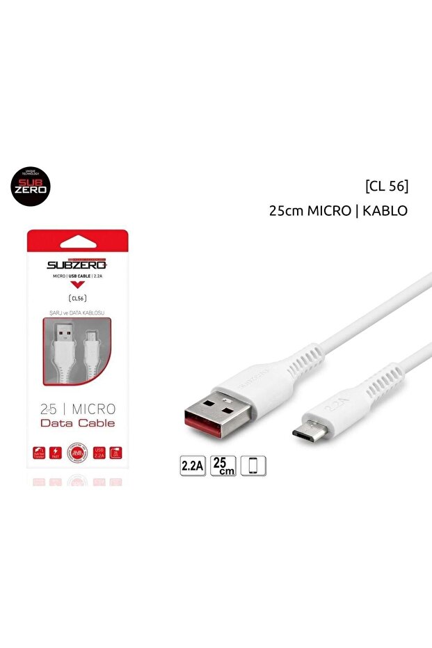 Cl56 Micro 25cm Powerbank Kablosu - 1