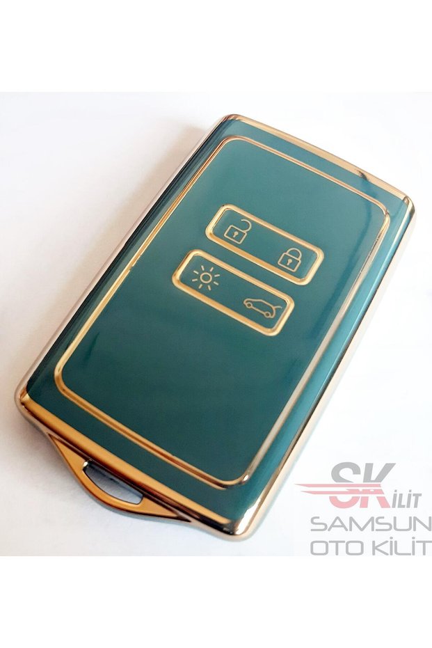 Renault Megane 4 Kadjar Talisman Nano Card Case Control Cover Green