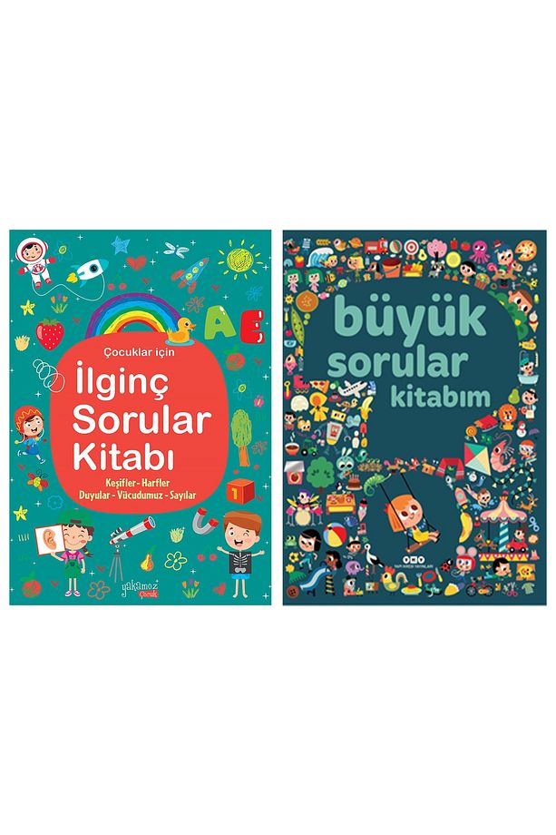 2 Kitap / İlginç Sorular Kitabı - Büyük Sorular Kitabım Set - 1