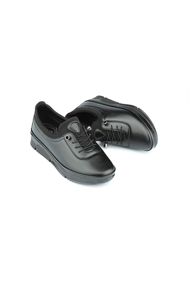 4131 Black Orthopedic Winter Mother Women Shoes