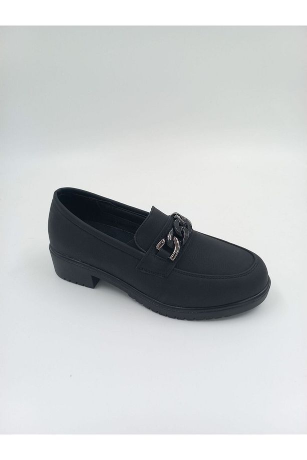 POLARİS 165058 SİYAH KADIN OXFORD AYAKKABI - 1
