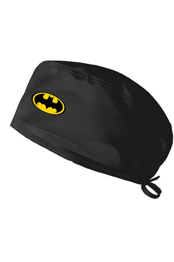 Batman Temalı Bonesi Standart ve Büyük Boy Cerrahi Bone Doktor Hemşire Şef Aşçı Bonesi - 1